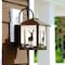 Vaxcel Bryce 1 Light Bronze Rustic Deer Tree Outdoor Wall Lantern White Glass OW33583BBZ - alternate 2
